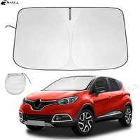 For Renault Capture Captur 2013 -2022 2023 Windshield Sun Shade Car Sunshade Cover Foldable Sun Visor Protector Blocks UV Rays