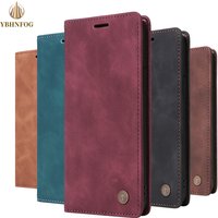 PU Leather Wallet Case For Samsung Galaxy S8 S9+ S10 S20 S21 FE S22 S23 S24 S25 S26 Edge Note 10 Plus Note 20 Ultra Flip Cover