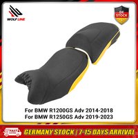 WOLFLINE Sitzkissen für vordere und hintere Sitzbank für BMW R1250GS ADV 2019-2023 & R1200GS ADV 2014-2018, Komfort-Sitzbank für Fahrer und Beifahrer, ideal für den täglichen Stadtverkehr,
