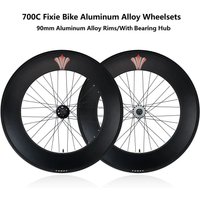 AliExpress MAGICBRO S700C 90MM Fixed Gear Bike Wheels Aluminum Alloy Flip-flop 36H Fixie Track Wheelset Single Speed Racing Wheel set