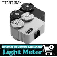 TTArtisan Light Meter II 23-stop Shutter Speed for Photography Studio Double Power Saving Continous Metering for 60h Battery