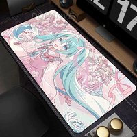 XXL Mouse Pad H-hatsune Miku Mousepads Multi Size Keyboard Pads Desk Mats Extended Mausepad Office Gaming Accessories Mousepad