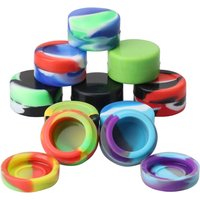 50Pcs Silicone Jar 2ml/3ml/5ml Nonstick Container Bottle Face Cream Jars Oil Storage Box Makeup Cosmetic Case Home Accessories
