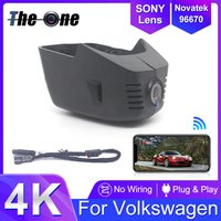 Plug And Play Dash Cam For Volkswagen VW UP, e-Up 2019-2025,Original Design Ultra HD DVR, Built-in WiFi, Loop Record, Dashcam