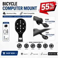 AliExpress NONE CNC Aluminum Bike Computer Mount for SL7 Stem SL8 Cockpit Garmin Wahoo Bryton Camera Light Bracket