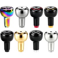 Fishing Reel Handle Knob Fishing Reel Replacement Metal Knob with Bearings Spinning Reel Bait Casting Reel Aluminum Alloy Knob