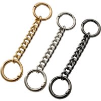10cm-20cm Bag Strap Extender DIY Handbag Purse Chain with Metal Buckles for Purses Handbags Wallet Clutch Crossbody Bags
