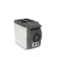Car Refrigerator 12V 45W 6L Mini Fridge 2 In 1 Freezer Heater Cooler Warmer Portable Geladeira Icebox Van Coche Camping