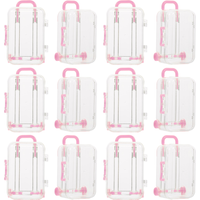12pcs Suitcase Design Candy Boxes Wedding Gift Boxes Party Favor Boxes Birthday Gift Boxes Festival Supplies Elegant Storage