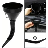 Spill-proof refueling and oil change tool with wide mouth and handle 1 desktop multi-function retractable automotive fuel hose