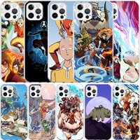 Anime Avatar The Last Airbender Phone Case For IPhone 16 17 Air 16E 15 14 Plus 13 Mini 12 11 Pro Max 7 8 + SE 2020 Soft TPU Back