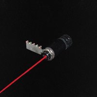 New Slingshot Laser Sight Slingshot Aim Laser Infrared Stainless Steel 6-link Mechanical Sight LED Light Fiber Optic Sight Point