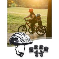 AliExpress ALLOYSEED 7PCS/set Helmet set Safe Cycling Children Helmet with Knee Pad Elbow Pads Wrist Guards Protective Gear Set Scooter Skating