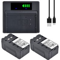 4000mAh NP-77H Replacement Ni-Mh Camera Battery+LED USB Dual Charger for Sony NP-66 NP-67 NP-68 NP-77 NP-98 NP-77H NP-55