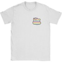 Männer Frauen Ditto Rainbow Pastel T-Shirt 100 % Baumwolle Kleidung Freizeit Kurzarm-T-Shirts mit Rundhalsausschnitt 4XL 5XL 6XL T-Shirts