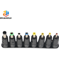 8Pcs DC Power Adapter Kit - 5.5x2.1mm Female Jack to 6.3/6.0/5.5/4.8/4.0/3.5/2.5/1.7/1.35mm Male Plug Converter