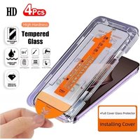 4PCS HD Oleophobic Coating Dust Free Screen Protector For Samsung S26 Ultra S25 S24 A57 A37 A55 A56 5G A17 A16 A07 A32 A54 Glass