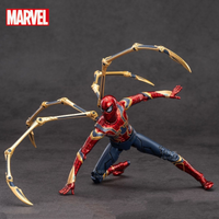 Original Marvel Iron Spider Action Figure Posable Joints Avengers Infinity War Collectible With Spider Legs For Kids Collectors