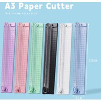 A3/A4 Paper Cutting Paper Cutter Bidirectional with Pull-out Ruler Paper Cutting Machine Portable Paper Trimmer School Office