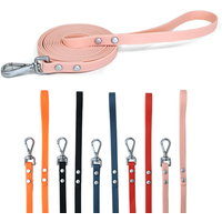 Waterproof PVC Long Line Dog Training Leash 1.5-15M Easy Clean Pet Lead 5Colors 360°Swivel Hook All Breed Dogs Hiking Beach Swim
