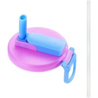 Portable Plastic Soda Can Lids Replacement Splash Proof Straws Soda Can Covers Cup Lid Juice Bottle Lid for Canned Beverage