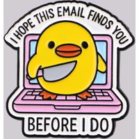 Funny Duck Quotes Enamel Pins BEFORE I DO Brooches Badge Lapel Pins for Backpack Clothes Decoration Fashion Jewelry Gifts