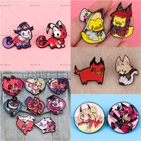 1-8pcs Mixed Cute Cartoon Duck Enamel Brooch Lapel Pin Badge on Backpack Costume Accessories Fashion Jewelry Friends Gifts