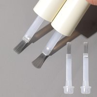 One Set Disposable Dip Replacement Brush Mini Nail Polish Replacement Brush Replacement Liquid Soft Bristles Flat Brush Pen