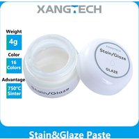 XANGTECH Dental Glaze Paste Glass Ceramic Stains Forming Liquid 16 Colors for Zirconia Block Lab Materials
