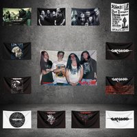 3x5 FT C-a-rc-a-ss Music Band Flag Custom Flags Wall Hanging Tapestry Outdoor Garage Room Decorative flag Background Blanket