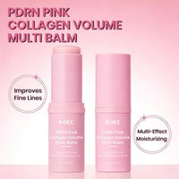 KOEC PDRN Pink Collagen Volume Multi Balm Stick, AntiโAging Moisturizing Serum Stick for Fine Lines, Dull Skin Brightening