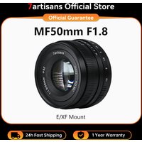 7artisans 50mm F1.8 APS-C Large Aperture Portrait Prime Lens For Sony E A6000 Fujifx X-T4 X-A10 XT30 Micro 4/3 E-M1 GH1 GH3 G85