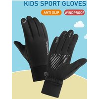 AliExpress GTUBIKE Kids Winter Gloves,Touchscreen Anti-Slip Kids Cycling Gloves for Kids Boys Girls, Lightweight Gloves for Running Cycling
