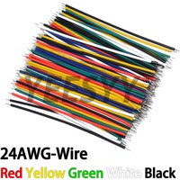120Pcs/100Pcs 24AWG 8cm Tin-Plated Breadboard Jumper Cable Wire 8cm 24AWG Fly Jumper Wire Cable Tin Conductor Wires 24AWG 8CM