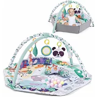 Baby Gym Play Mat Infant Play Mats with Detachable Toys Gifts for Baby Washable Multifunctional Fence Tummy Time Activity Mat