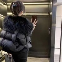 Fashion Women Long Sleeves Cotton Padded Coat Winter Solid Down Cotton Jacket 2025 Loose Casual Short Parkas Outwear Female image 4