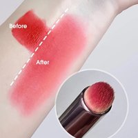 Portable Professional Lip Brush Round Tip Multifunctional Makeup Brush Lip Smudging Foundation Contour Blush Brush Cosmetic Tool