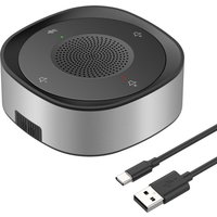 USB Conference Speaker Microphone Wired Touch Key Omni Mic Directional High Volume Pickup PnP For Laptop Notebook