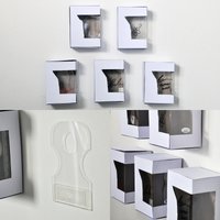 Nail-Free Self-Adhesive Transparent Acrylic Shelf Wall Mount Bracket for Vinyl Collectible Culture Vinyl Funko Pop! Figures