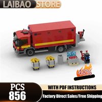 OSU Model Moc Building Blocks Technology London Fire Brigade Car Series Brick Brand-name Vehicle DIY Toy Holiday Gifts