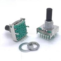 RS17 Rotating Band Switch 2/3/4/5/6/7/8 gear position semi-circular handle 15/20 millimeters