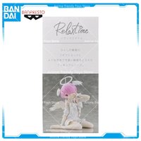 Bandai BANPRESTO Re:Zero−Starting Life in Another World Anime -Relax Time- Ram Sweet Angel Ver. Action Toys Model In Stock WY