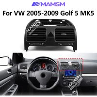 For VW 2005-2009 Golf 5 MK5 Automotive Air Conditioning Vents Black Dash Board Air Outlet Vent Air Conditioning Outlet Frame
