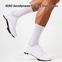 Couvre-chaussures de vélo ultra-légers, tissés, aérodynamiques, coupe-vent et imperméables, pour vélos de route, vélos de contre-la-montre professionnels, équipement de cyclisme amélioré pour hommes