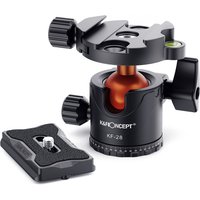 Ballhead Tripod Mount Adapter 28mm Large Ball Head Adapter QR Plate 1/4 Inch Aluminium Alloy 10kg Payload