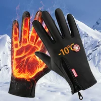 AliExpress NONE Winter Gloves For Men Women Touchscreen Warm Outdoor Cycling Driving Motorcycle Cold Gloves Windproof Non Slip Gloves