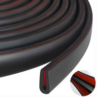 New U-Shape Edge Protector Strip Trim 3 Meters Rubber Car Door Guard Seal Waterproof Edge Trim Strip