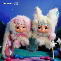 Wakuku V2 Blind Box Fox & Bunny Trick Or Treat Series Vinyl Doll Suprise Bag Keychain Trendy Toys Mystery Box Customized Gifts