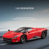 1:22 Daytona SP3 Supercar Alloy Model Car Toy Diecasts Casting Sound and Light Car Toys For Children Vehicle