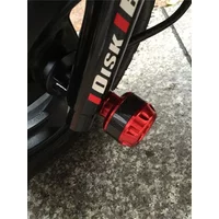 2pcs Universal Motorcycle Frame Slider Aluminum Alloy Front Fork Cup Falling Crush Protector Carbon Fiber for Motorbike Scooter